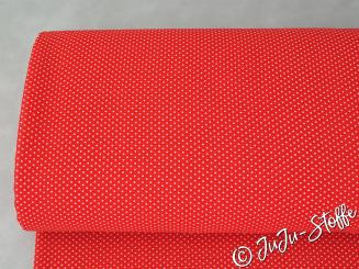 Chiffon Punkte rot 