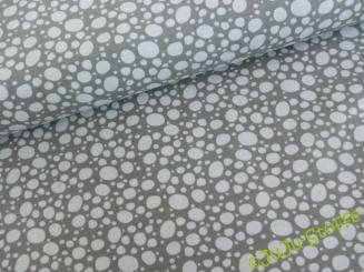 Biojersey Kieselsteine grau von Stoffonkel GOTS 