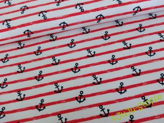 Bio-Jersey Anker von Stoffonkel GOTS 