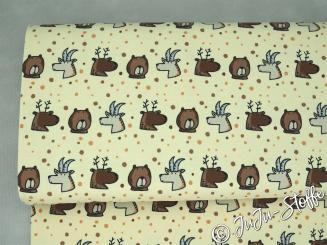 Bio-Jersey Böckchen cookie von Stoffonkel GOTS 