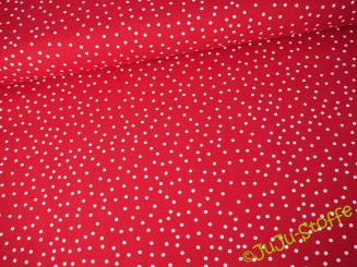 Bio-Jersey Dotties kirsche von Stoffonkel GOTS 