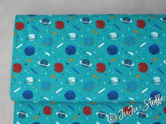 Bio-Jersey Planeten von Stoffonkel GOTS 