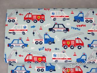 Bio-Jersey Rettungseinsatz von Stoffonkel GOTS 