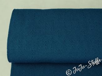 Bio-Sommerstrick Blüten water by night von Stoffonkel GOTS 