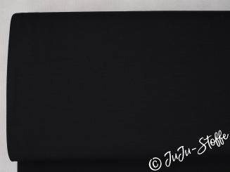 Bambusjersey schwarz von Stoffonkel 