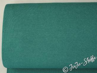 Bio-Strickjacquard Rippenmuster staubgrün von Stoffonkel GOTS 