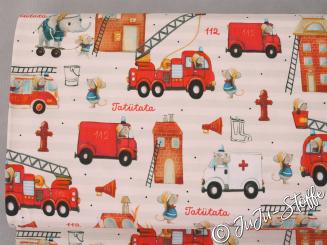 Bio-Jersey Feuerwehr von Eda & Mo - Stoffonkel - GOTS 