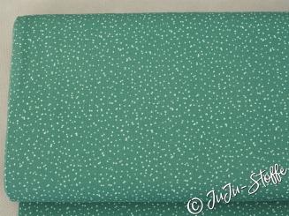 Bio-Jersey Spotties staubgrün von Stoffonkel GOTS 