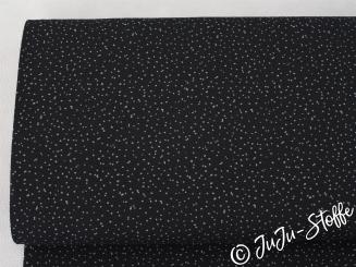 Bio-Jersey Spotties schwarz von Stoffonkel GOTS 