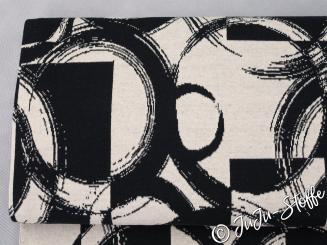 Bio-Strickjacquard Black&White von Stoffonkel GOTS 