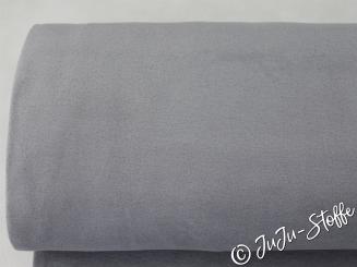 Bio-Baumwollfleece dunkelgrau von Stoffonkel GOTS 