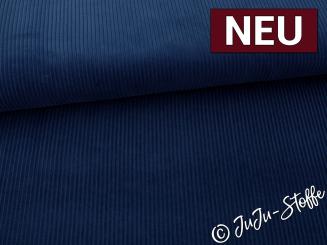 Bio-Cordnicki marineblau von Stoffonkel GOTS 