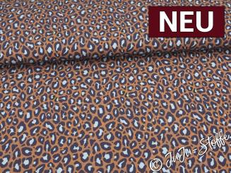Bio-Jersey Susalabims Leo hellbraun von Stoffonkel Oeko-Tex® 