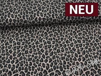Bio-Jersey Susalabims Leo grau von Stoffonkel Oeko-Tex® 
