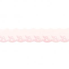 Spitze Baumwolle 42mm rosa 
