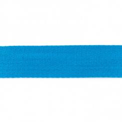 Gurtband Baumwolle aqua 40 mm 