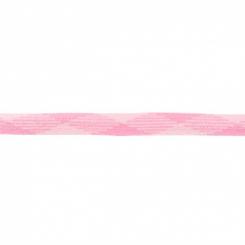 Flachkordel ZickZack rosa 