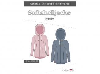 Papierschnittmuster Softshelljacke Damen von Fadenkäfer 