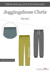 Papierschnittmuster Joggingshose Chris Herren von Fadenkäfer 