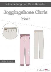 Papierschnittmuster Joggingshose Chris Damen von Fadenkäfer 