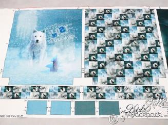 Panel Canvas Rucksack Wolf 