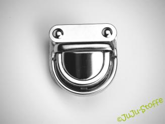 Mappenschloss silberfarben Metall 32mm 