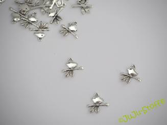 Anhänger Vögelchen auf Ast 