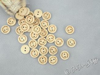 Knopf Handmade natur 15mm (5er Set) 