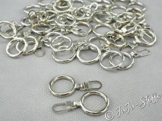 Fashion Zipper Ring silber 