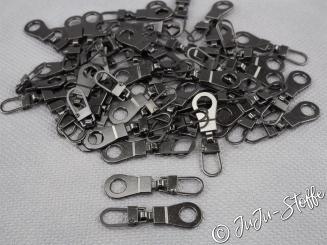 Fashion Zipper Öse onyx 