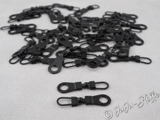 Fashion Zipper Öse schwarz 