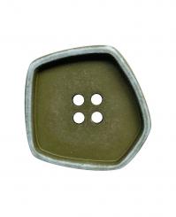 Knopf Vintage Look 30mm oliv 