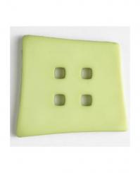 Knopf Viereck 55mm lime 