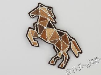 Bügelbild Pferd mit Strasssteinen 