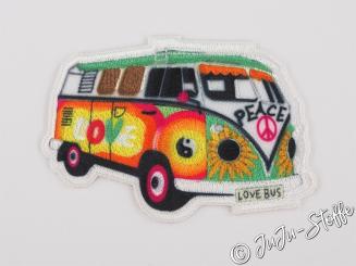 Bügelbild Hippie Bus 