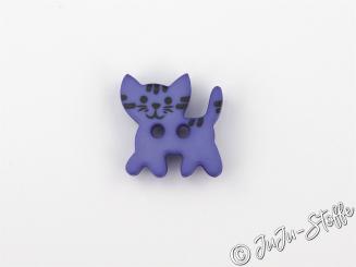 Knopf Katze 20mm lila 