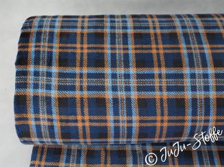 Kuschelfleece Karo Öko-Tex 