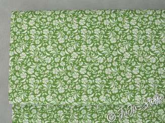 Baumwoll Popeline Garden grün GOTS 