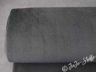 Fleece Teddy doubleface grau Öko-Tex 