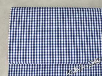 Baumwolle Karo blau Öko-Tex 
