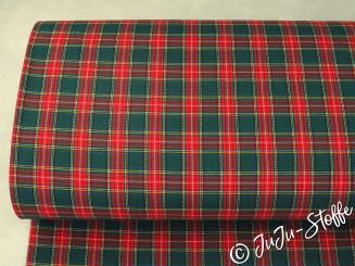 Karostoff dunkelgrün/rot Öko-Tex 