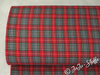 Karostoff dunkelgrau/rot Öko-Tex 