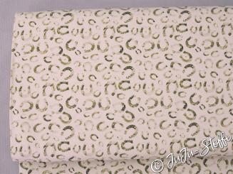 Baumwolle Popeline Hufeisen Öko-Tex 