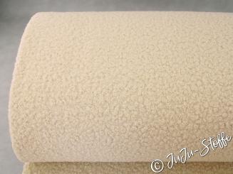 Boucle Soft uni ecru Öko-Tex 