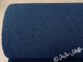 Boucle Soft uni royalblau Öko-Tex 