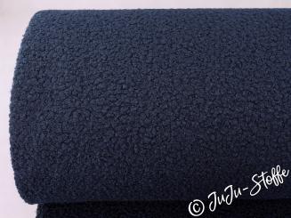 Boucle Soft uni marine Öko-Tex 