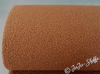 Boucle Soft uni cognac Öko-Tex 