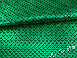 Folienjersey Meerjungfrau grün 