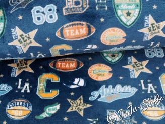 Kuschelfleece College Öko-Tex 