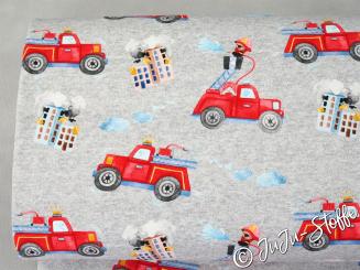 French Terry Feuerwehr von Hilco Öko-Tex 